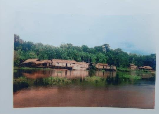 Casa palafita às margens do Rio Guajará, Anajás, Ilha do Marajó